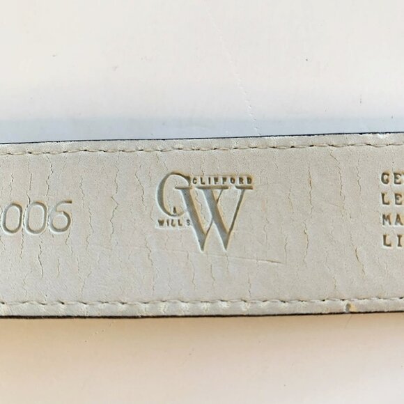 Clifford & Wills Black Suede Belt - Picture 4 of 6